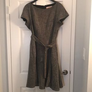 Womens Gal Meets Glam Grey Dress Size 16